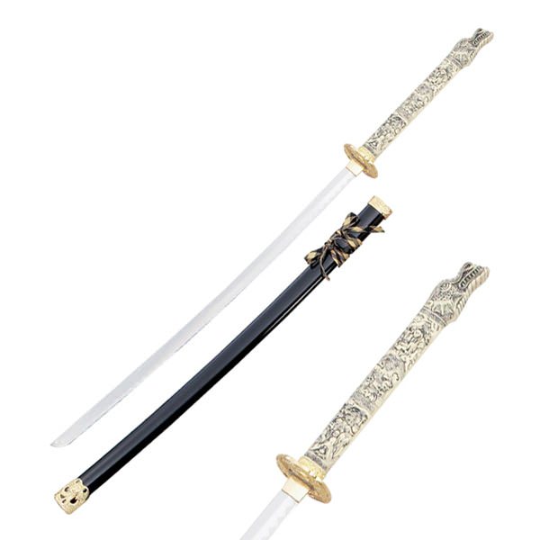 1st Generation Highlander Duncan Macleod Black Closed Mouth Dragon Sword - Tophatter's Guns'N'Weapons Store Collectible Weapons - Tophatter Daily Deals