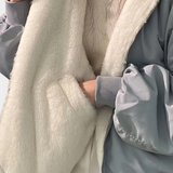 Warm Women's Oversized Jacket - Hooded Coat, Faux Fur - Tophatter Daily Deals