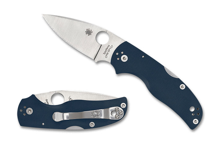 Spyderco Native 5 - Cobalt Blue G10 - CPM-SPY27 - C41GPCBL5 Knives - Tophatter Daily Deals