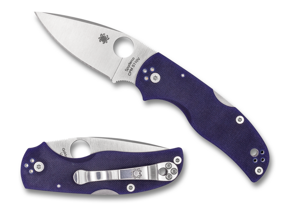 Spyderco Native 5 - Dark Blue G-10 - CPM-S110V - C41GPDBL5 Knives - Tophatter Daily Deals