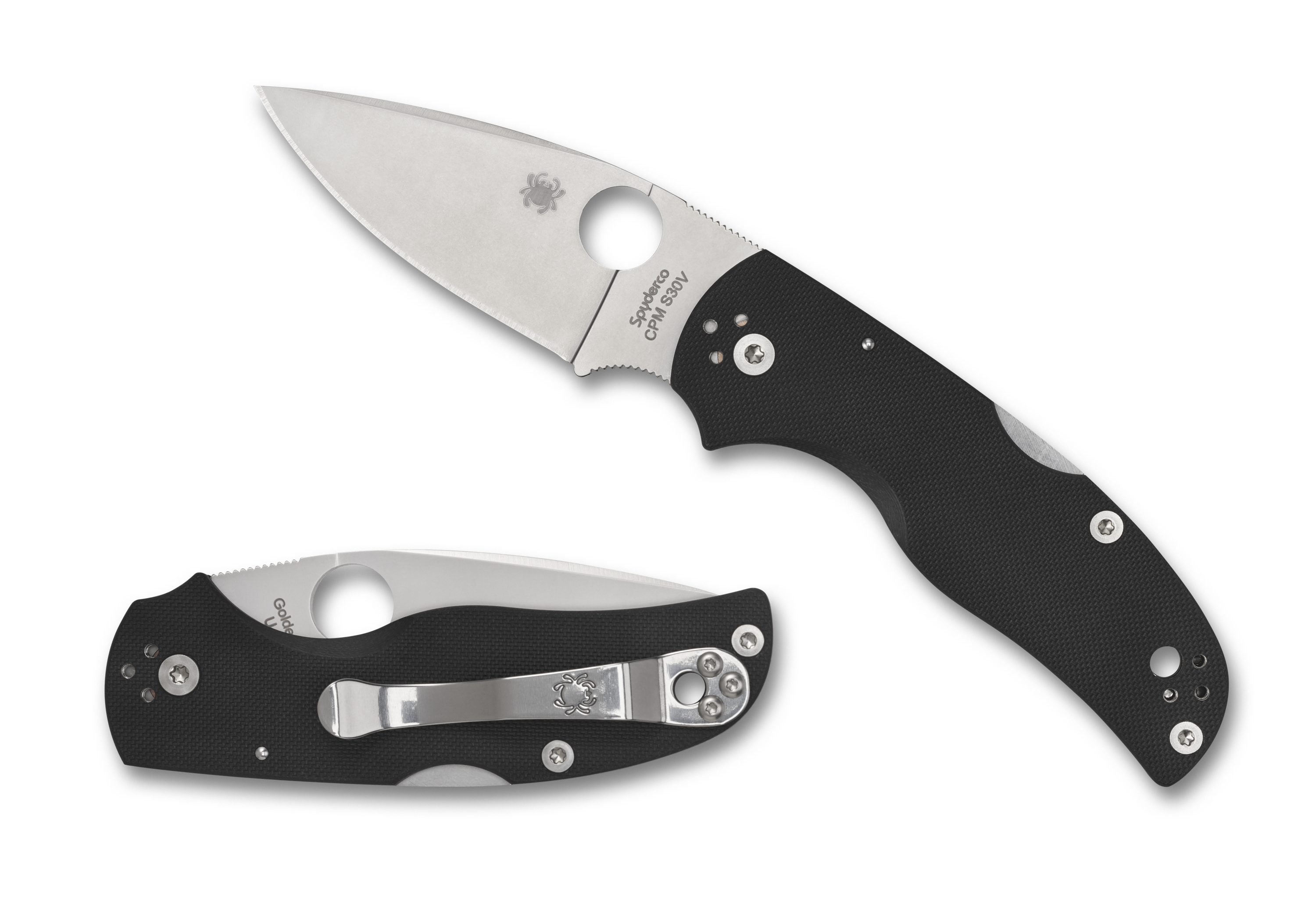 Spyderco Native 5 - Black G10 - C41GP5 Knives - Tophatter Daily Deals