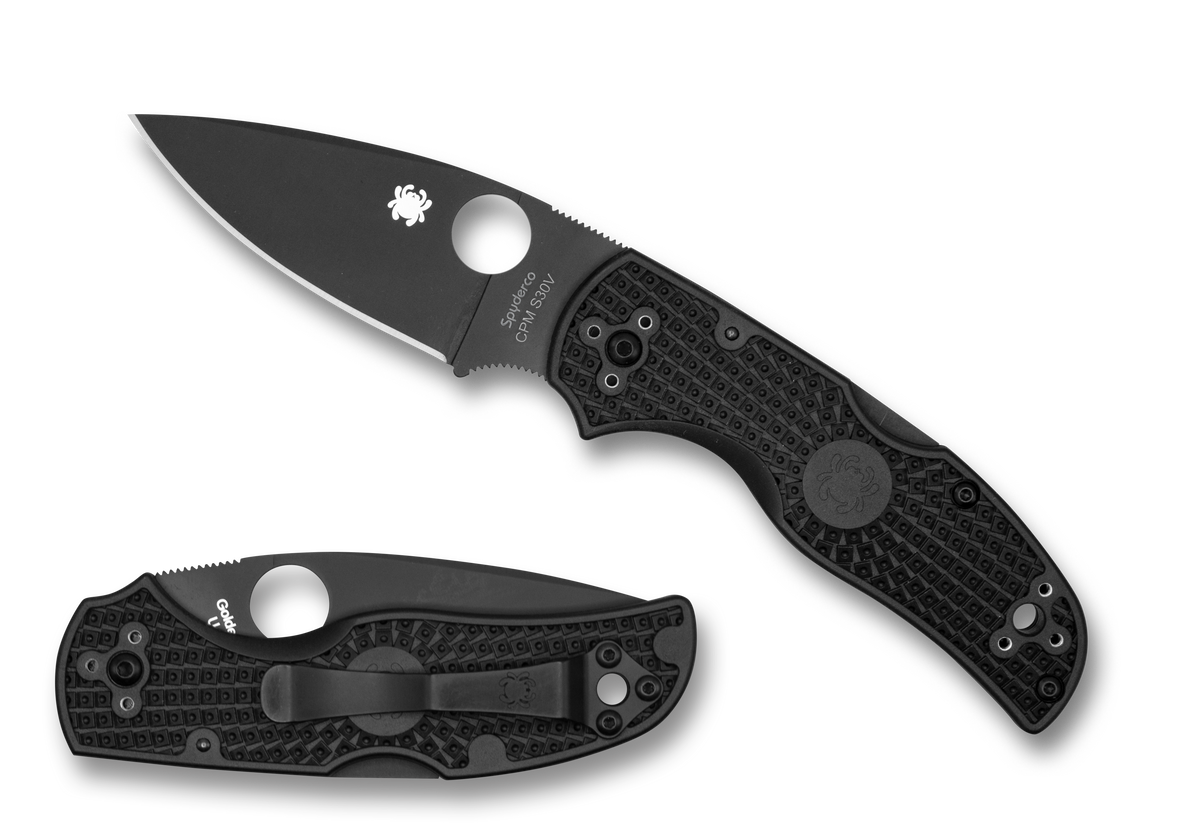 Spyderco Native 5 Lightweight - Black FRN - C41PBBK5 Knives - Tophatter Daily Deals
