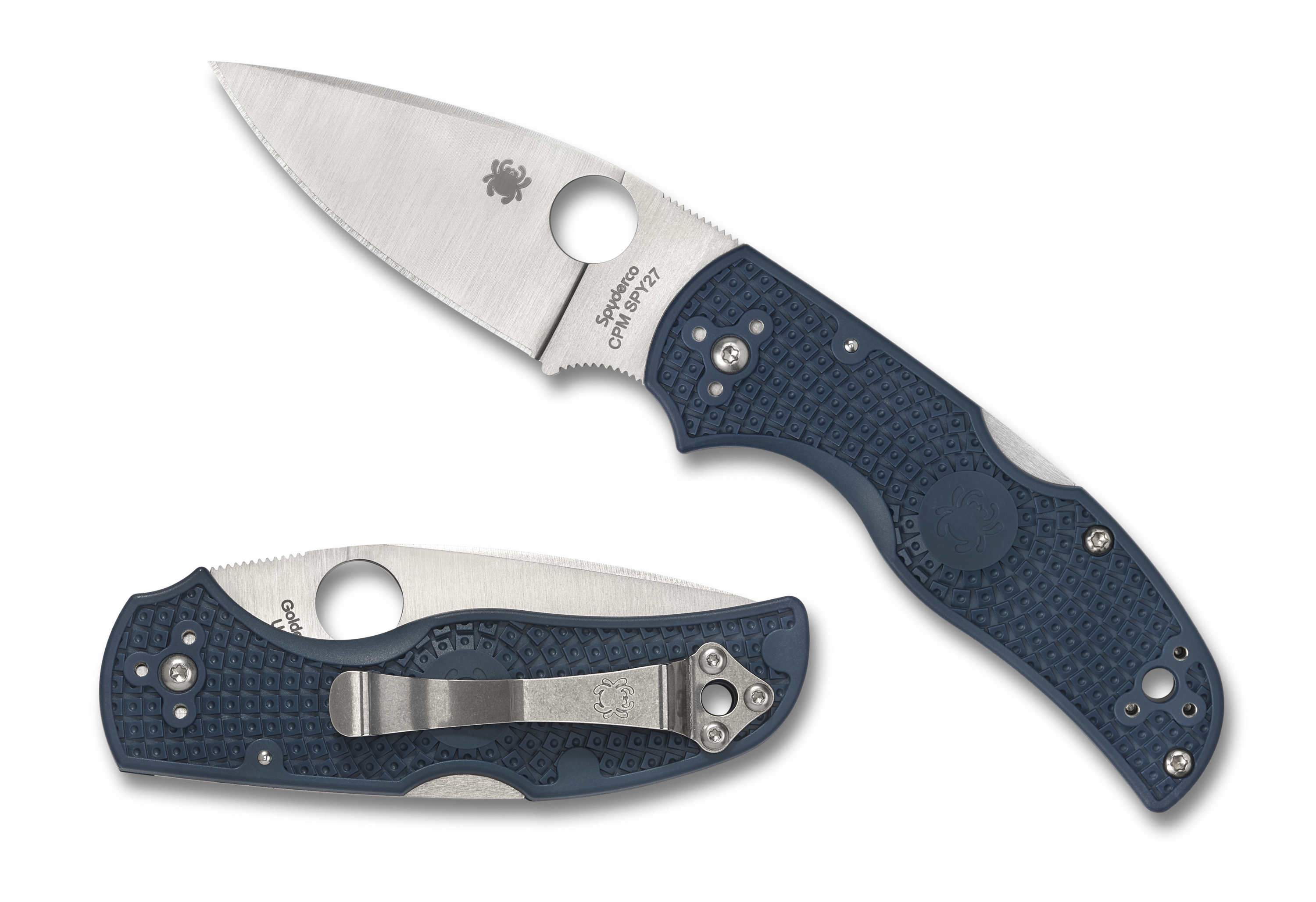 Spyderco Native 5 - Cobalt Blue FRN - CPM-SPY27 - C41PCBL5 Knives - Tophatter Daily Deals