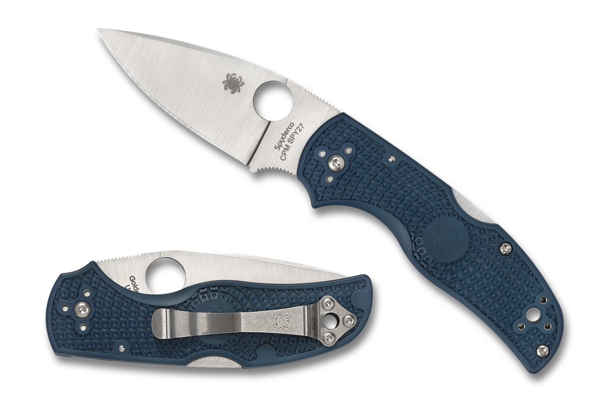 Spyderco Native 5 - Cobalt Blue FRN - CPM-SPY27 - C41PCBL5 Knives - Tophatter Daily Deals