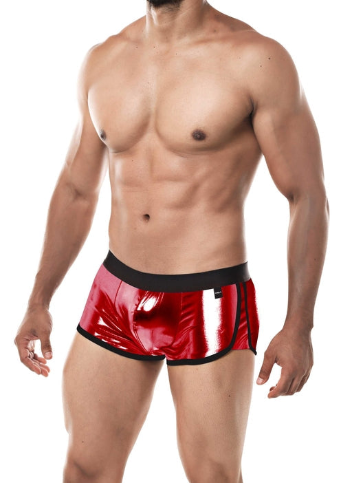 Cut 4 Men Athletic Trunk Boxer Red Small > Clothes > Mens Trunks - Tophatter Daily Deals
