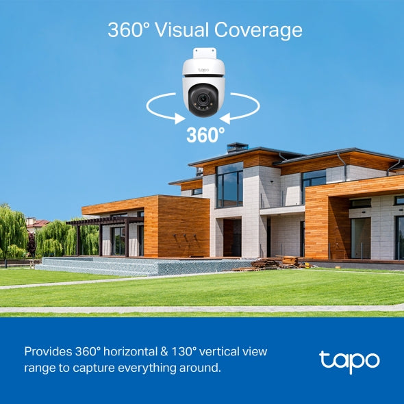 Outdoor Pan/Tilt Security WiFi Camera - Tophatter Daily Deals