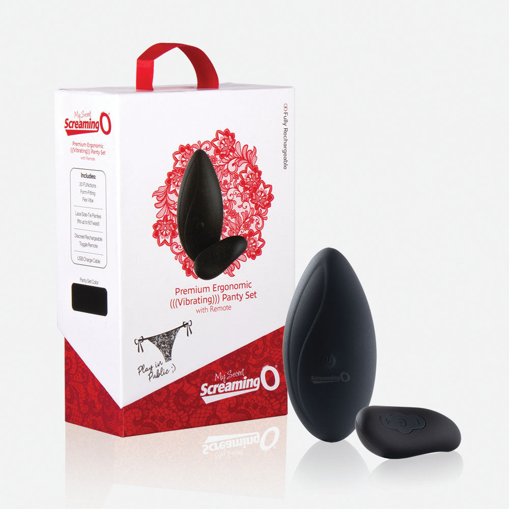 My Secret Screaming O Premium Ergonomic Remote Panty Set – Waterproof Panty Vibrator > Sex Toys For Ladies > Panty Vibes - Tophatter Daily Deals