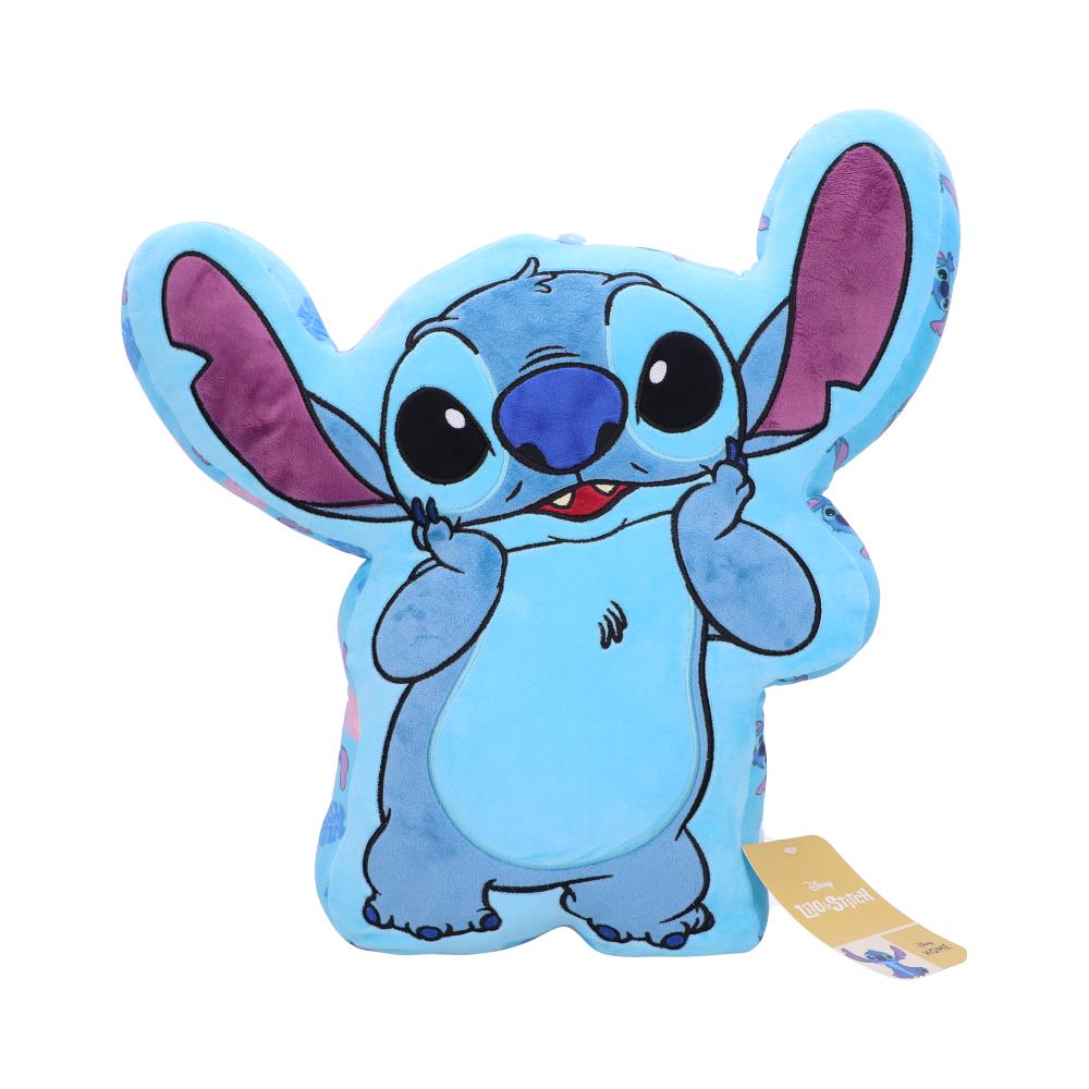 Disney Stitch - Large Character Cushion Cushion - Tophatter Daily Deals