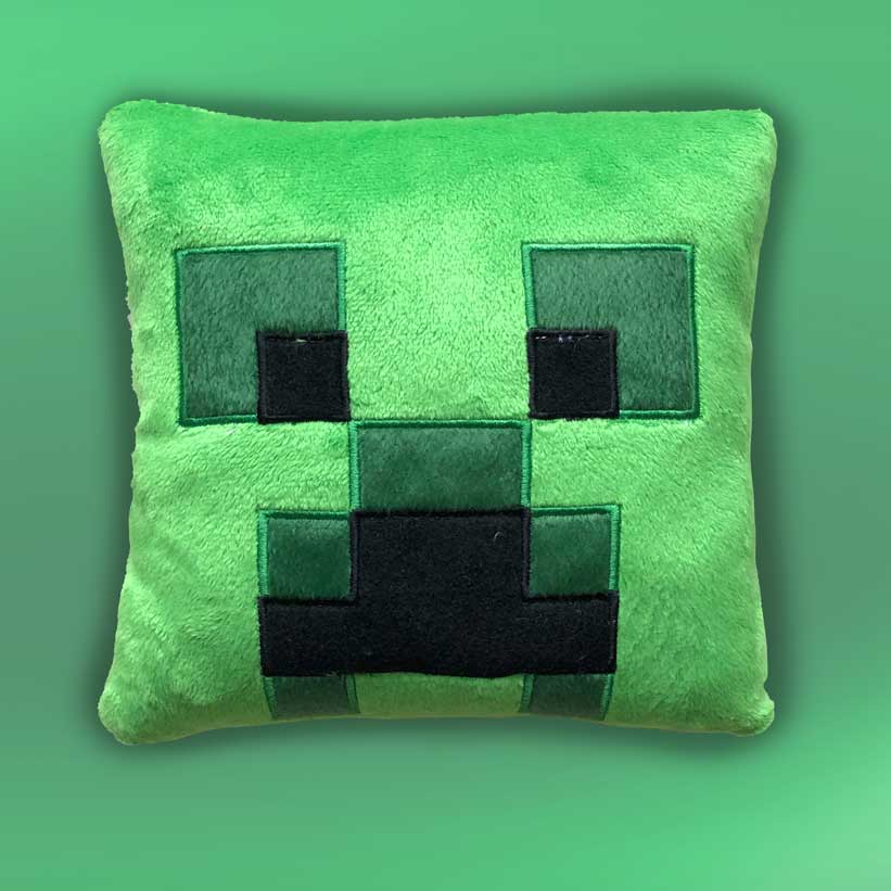 Minecraft - Officially Licensed Creeper Cushion 40cm Cushion - Tophatter Daily Deals