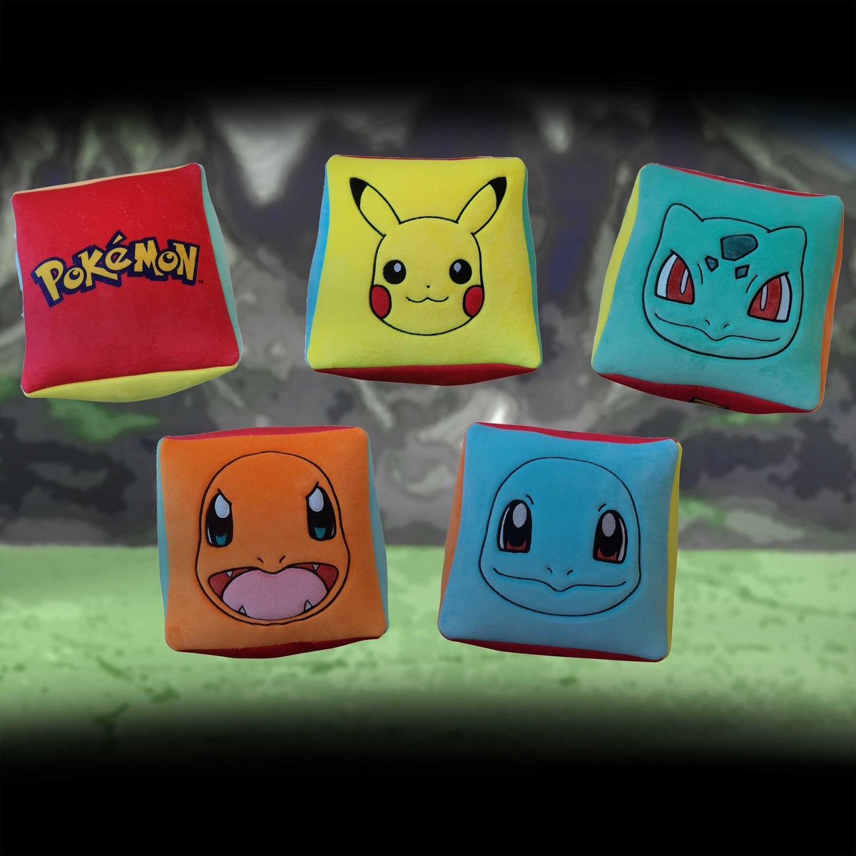 Pokémon Starter Cube Cushion 25cm Cushion - Tophatter Daily Deals