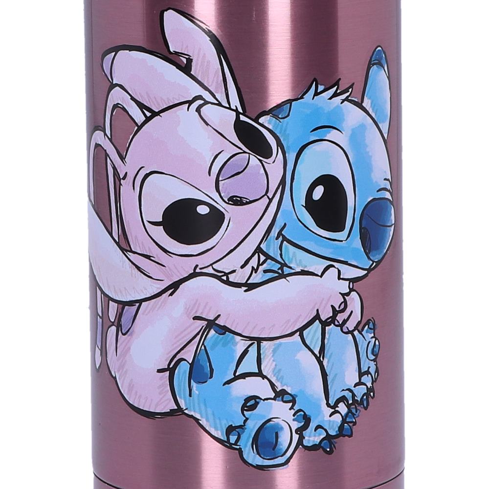 Disney Stitch and Angel - Officially Licensed Water Bottle 500ml Collectible Merchandise - Tophatter Daily Deals