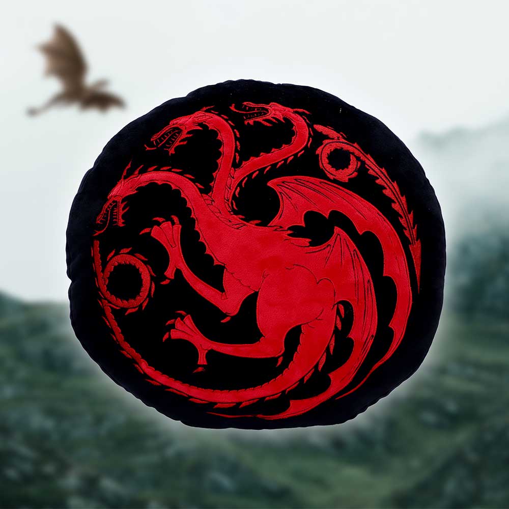 Game of Thrones - Officially Licensed Targaryen Cushion Cushion - Tophatter Daily Deals