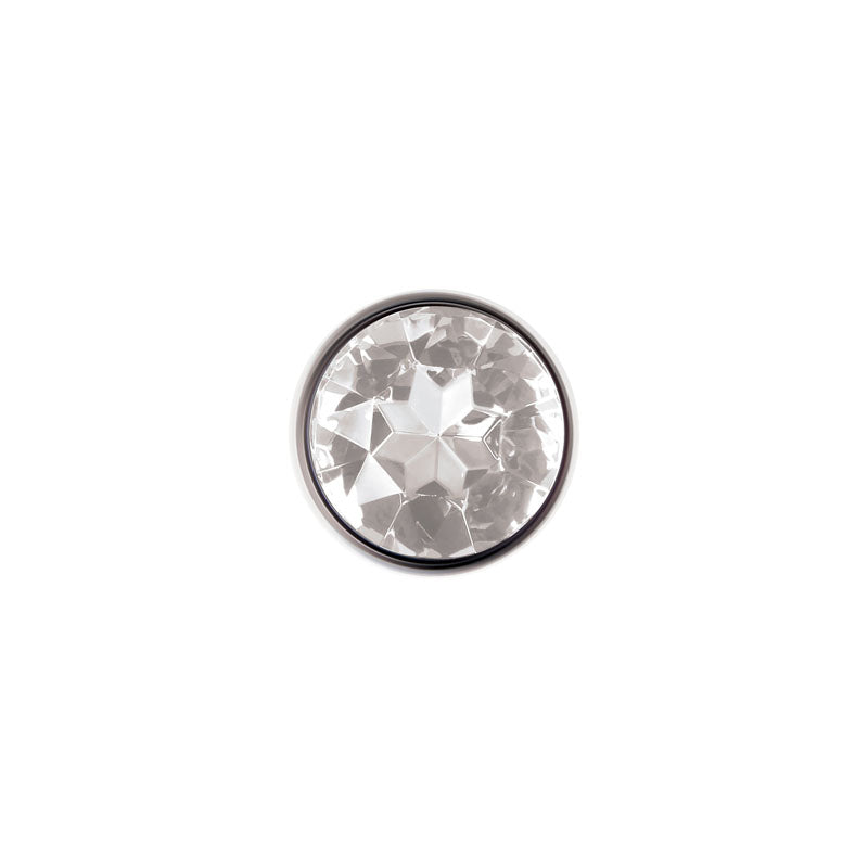Adam & Eve Clear Gem Small Metal Anal Plug – 7.1 cm Small Butt Plug > Anal Range > Jewel Butt Plugs - Tophatter Daily Deals