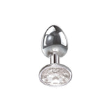 Adam & Eve Clear Gem Small Metal Anal Plug – 7.1 cm Small Butt Plug > Anal Range > Jewel Butt Plugs - Tophatter Daily Deals