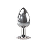 Adam & Eve Clear Gem Large – Metal 9.5 cm Butt Plug > Anal Range > Butt Plugs - Tophatter Daily Deals