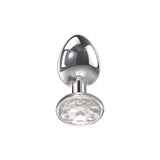 Adam & Eve Clear Gem Large – Metal 9.5 cm Butt Plug > Anal Range > Butt Plugs - Tophatter Daily Deals