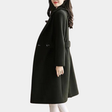 Insulating Classic Womens Long Coat - Notch Lapel, Wool - Tophatter Daily Deals