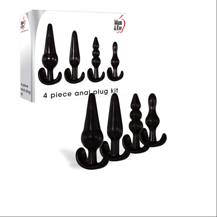 Adam & Eve 4 Piece Butt Plug Kit – Set of 4 Sizes Butt Plugs > Anal Range > Butt Plug Kits - Tophatter Daily Deals