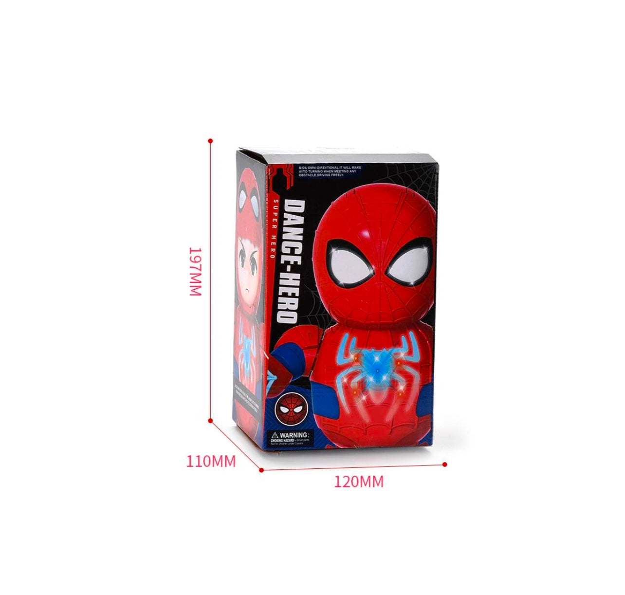 Dancing Spidey Robot Musical Toy with Lights and Music toy children doll gift - Tophatter Daily Deals