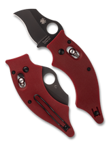 Spyderco Dodo & GiantMouse ACE Biblio XL Red G10 Combo - St. Nick's Knives Exclusive Knives - Tophatter Daily Deals