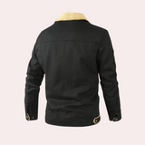 Insulating Men’s Sherpa Jacket – Trucker Style, Lined - Tophatter Daily Deals