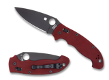 Spyderco Manix 2 XL - Red G10 - Black CPM-4V Blade - St. Nick's Knives Exclusive - C95GPRDBK2 Knives - Tophatter Daily Deals