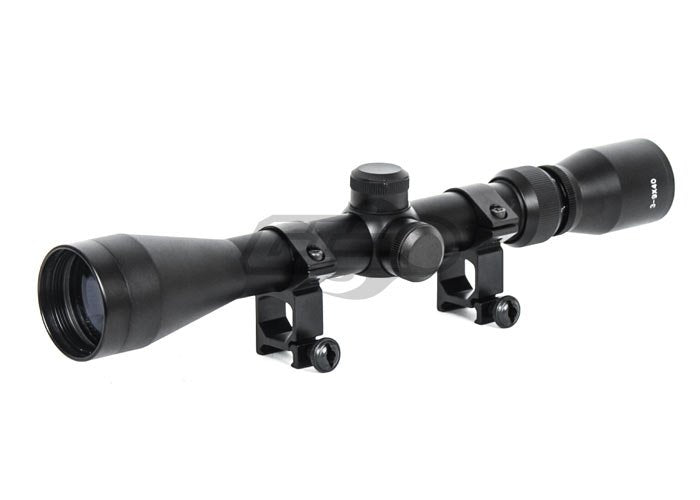 Lancer Tactical 3-9x40 Rifle Scope w/ 20mm Mounts - Tophatter Daily Deals