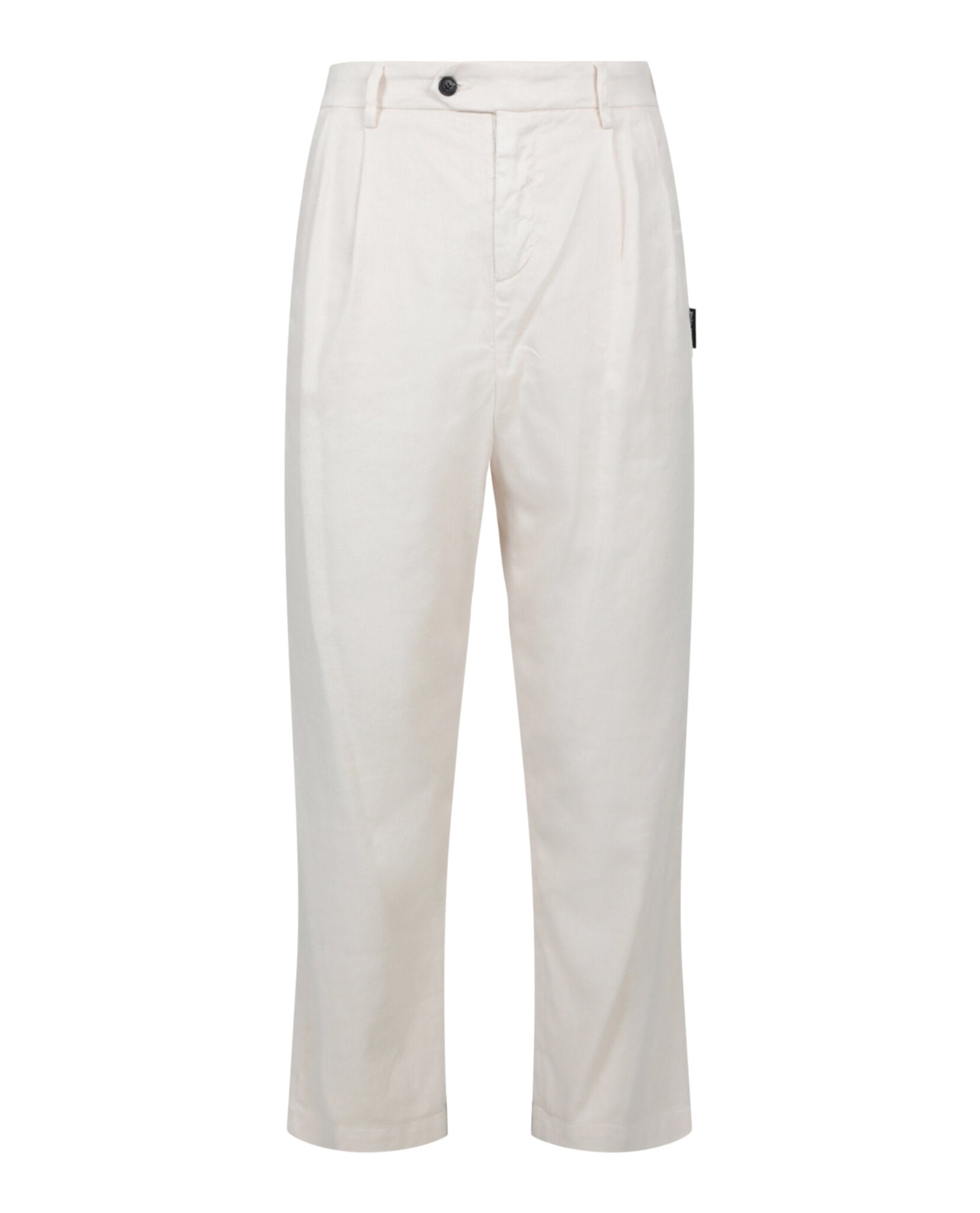 Palm Angels Pleated Pants White Black Pants - Tophatter Daily Deals