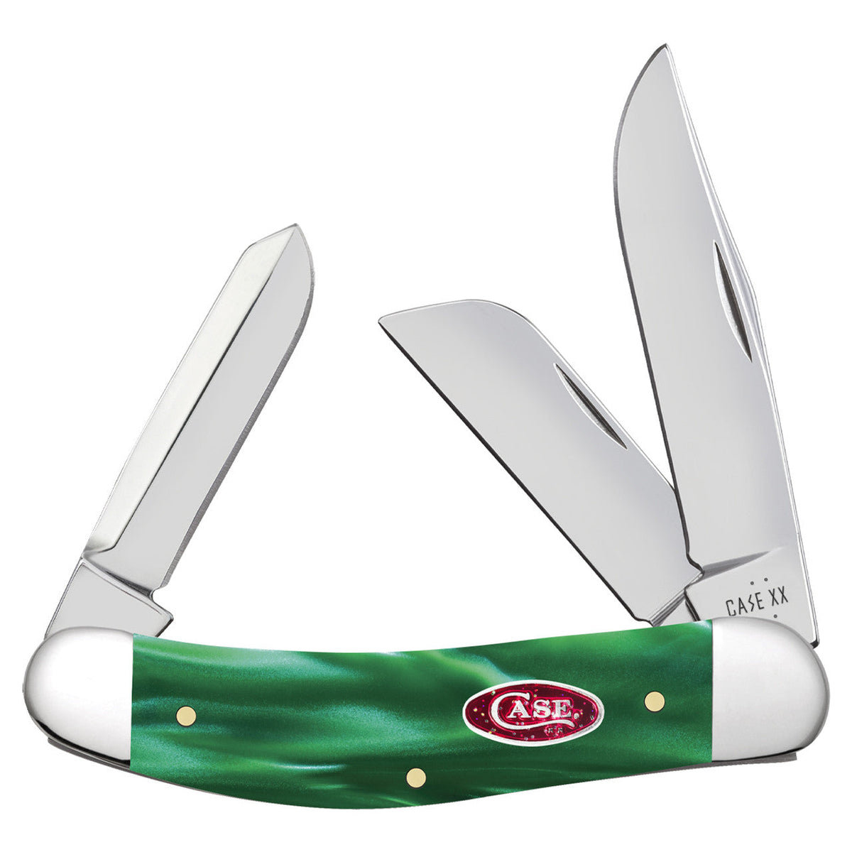 Case XX Sowbelly - Green Pearl Kirinite - CASE-24411 Folding Knives - Tophatter Daily Deals