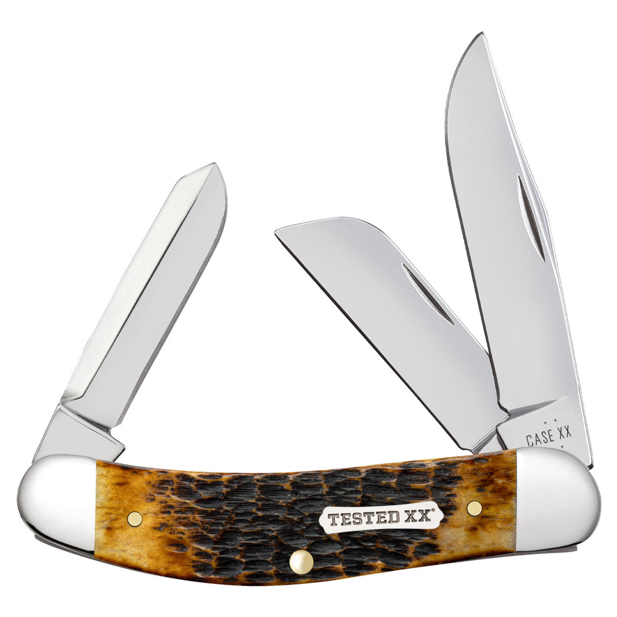 Case XX Sowbelly - Jigged Burnt Amber Bone - CASE-51393 Folding Knives - Tophatter Daily Deals