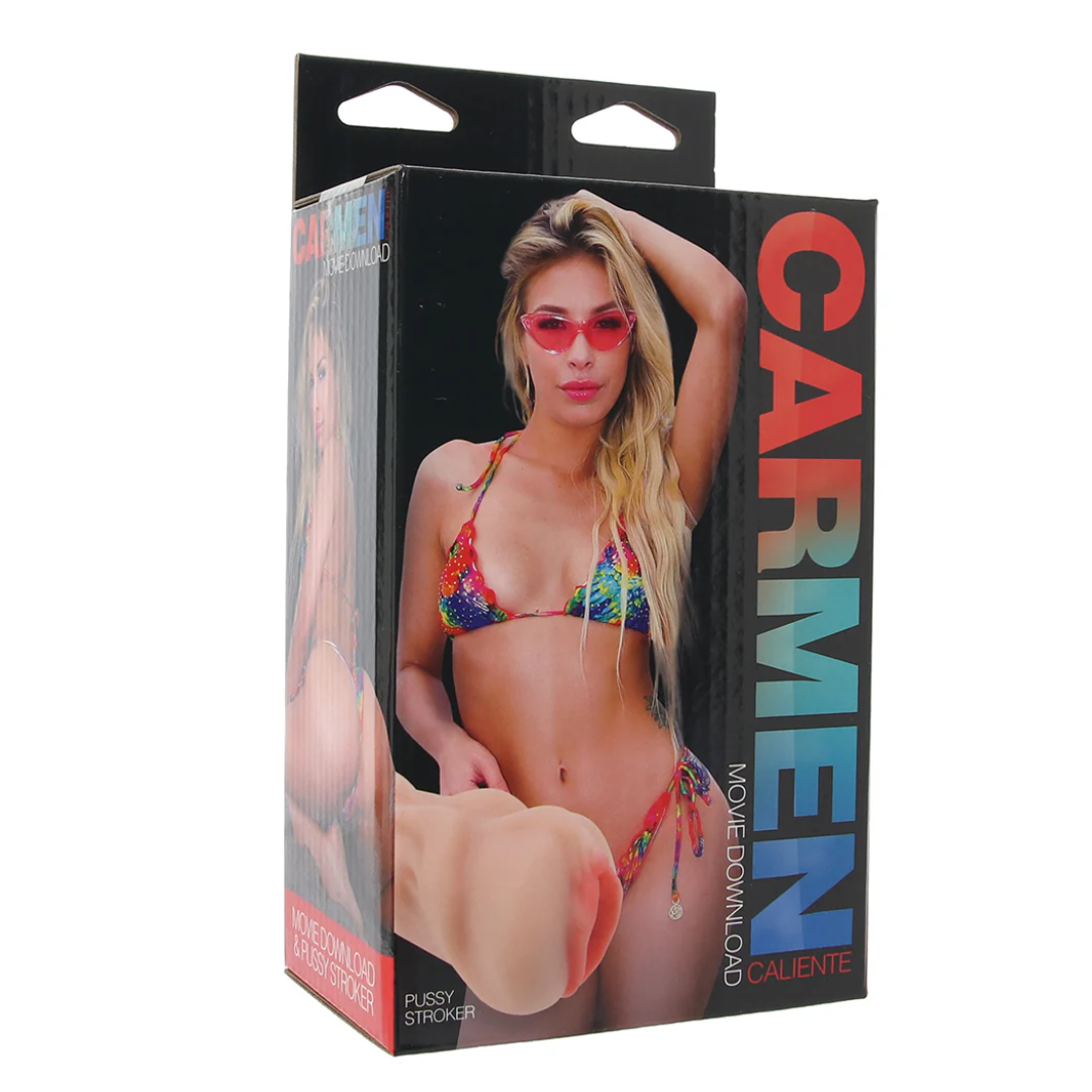Carmen Caliente Realistic Pussy Stroker with Movie Download > Sex Toys For Men > Masturbators > Pornstar - Tophatter Daily Deals