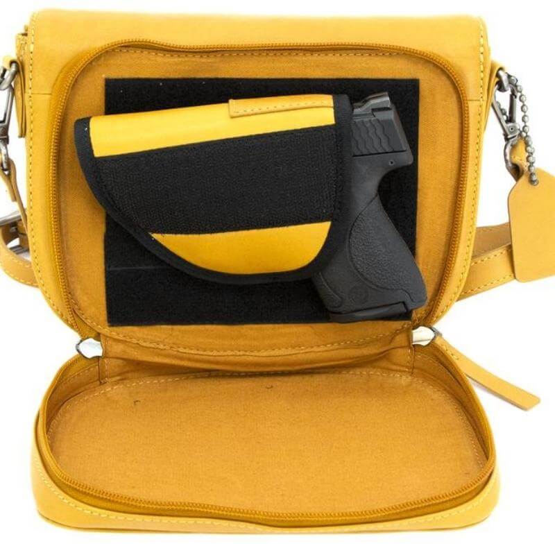 Cameleon® Sophia Leather Concealed Carry Handbag Gun Purse Handgun Purses - Tophatter Daily Deals