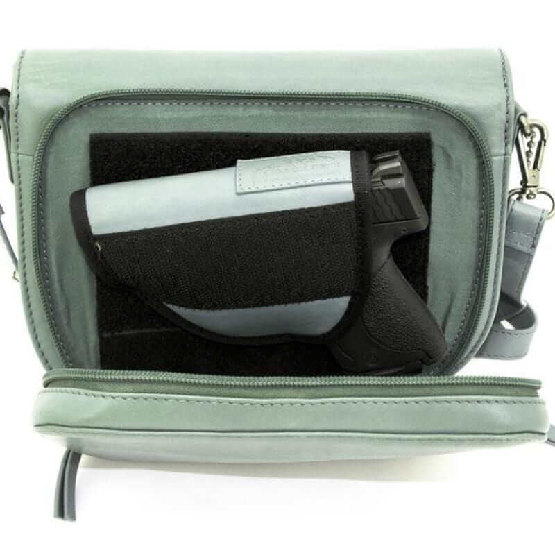 Cameleon® Sophia Leather Concealed Carry Handbag Gun Purse Handgun Purses - Tophatter Daily Deals