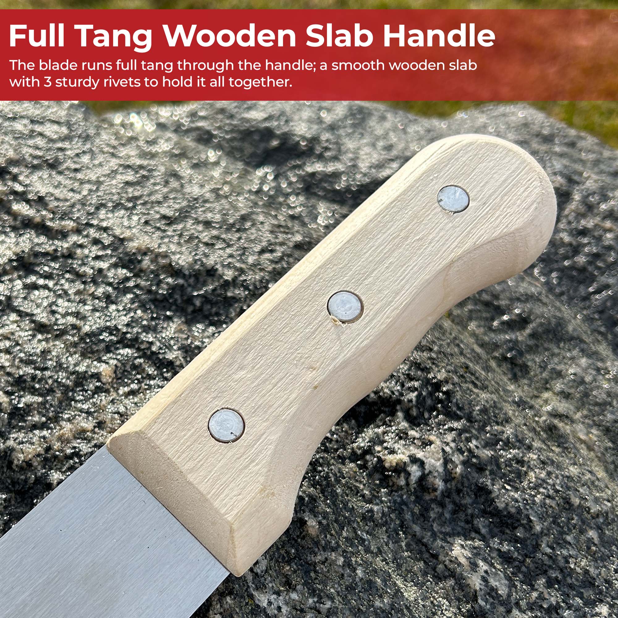 Campsite Killer Extra Long Functional Outdoor Machete Knife Machetes - Tophatter Daily Deals
