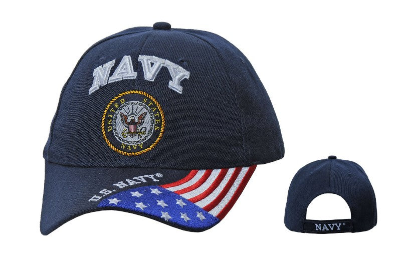 NAVY EMBLEM CAP - Tophatter Daily Deals
