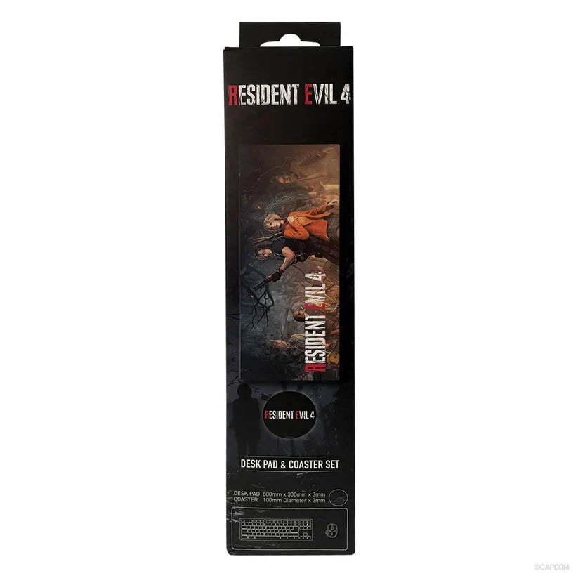 Resident Evil 4 - Desk Pad & Coaster Set Coaster - Tophatter Daily Deals