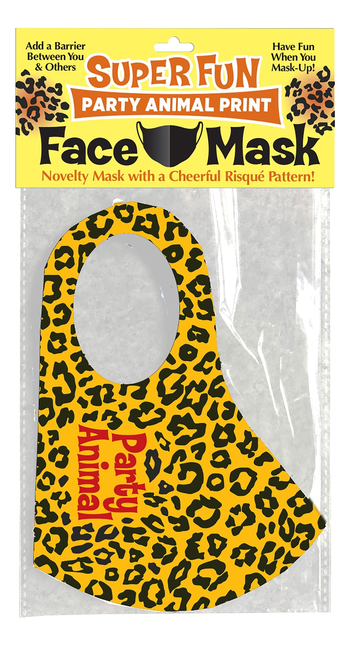 Party Animal Print Mask Face Masks - Tophatter Daily Deals