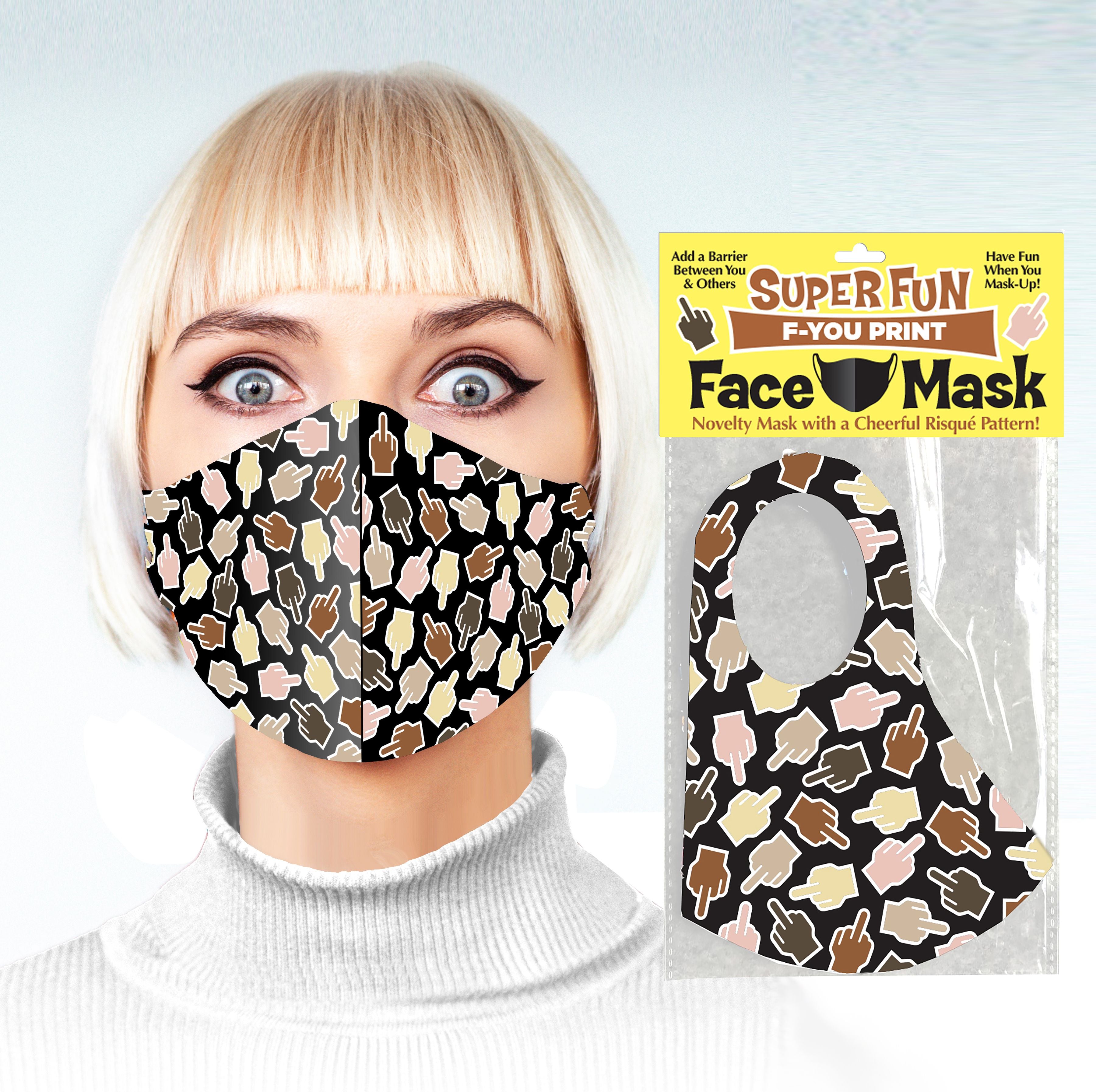 F-You Print Mask Face Masks - Tophatter Daily Deals