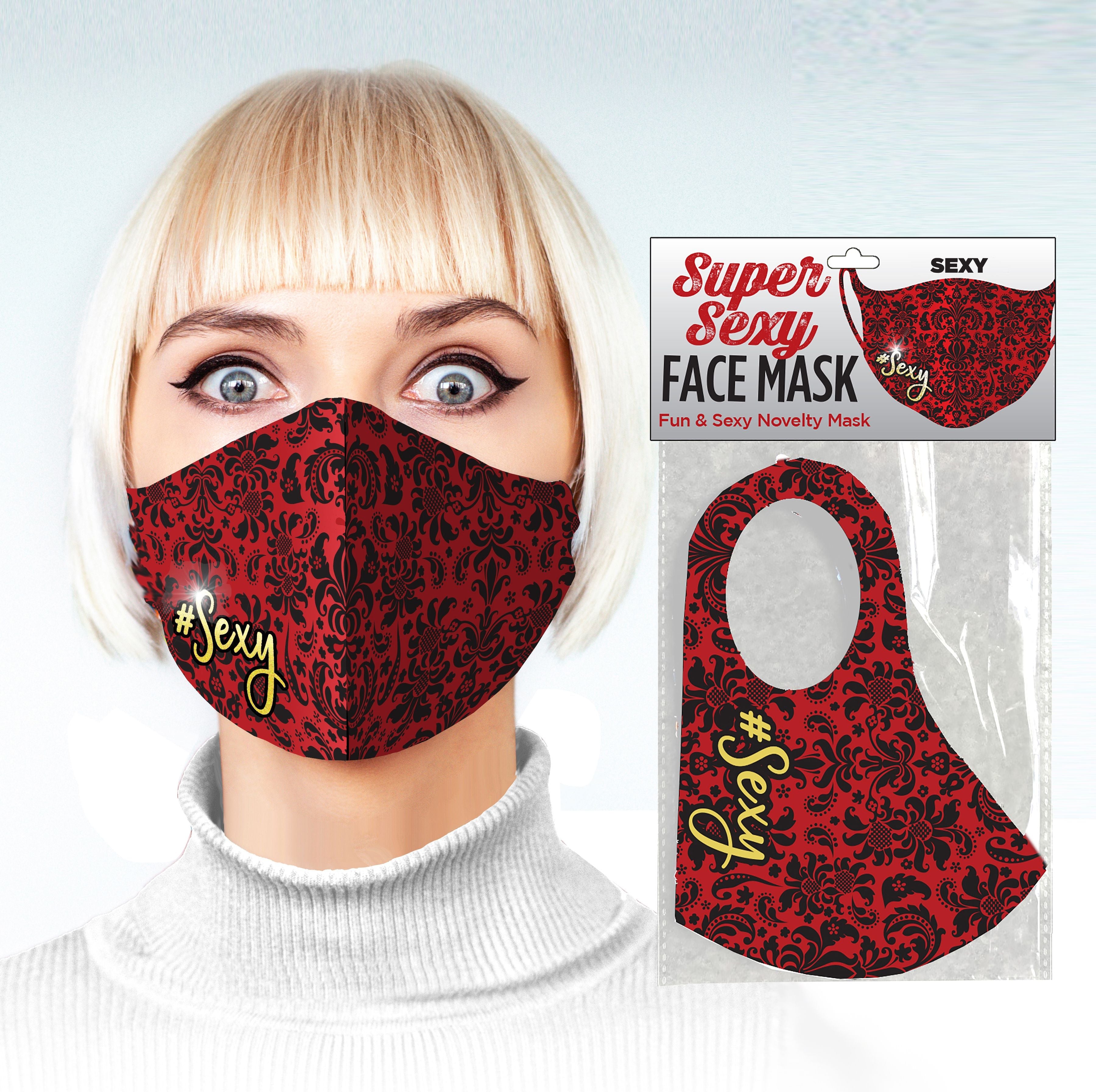 Sexy Script Mask Face Masks - Tophatter Daily Deals