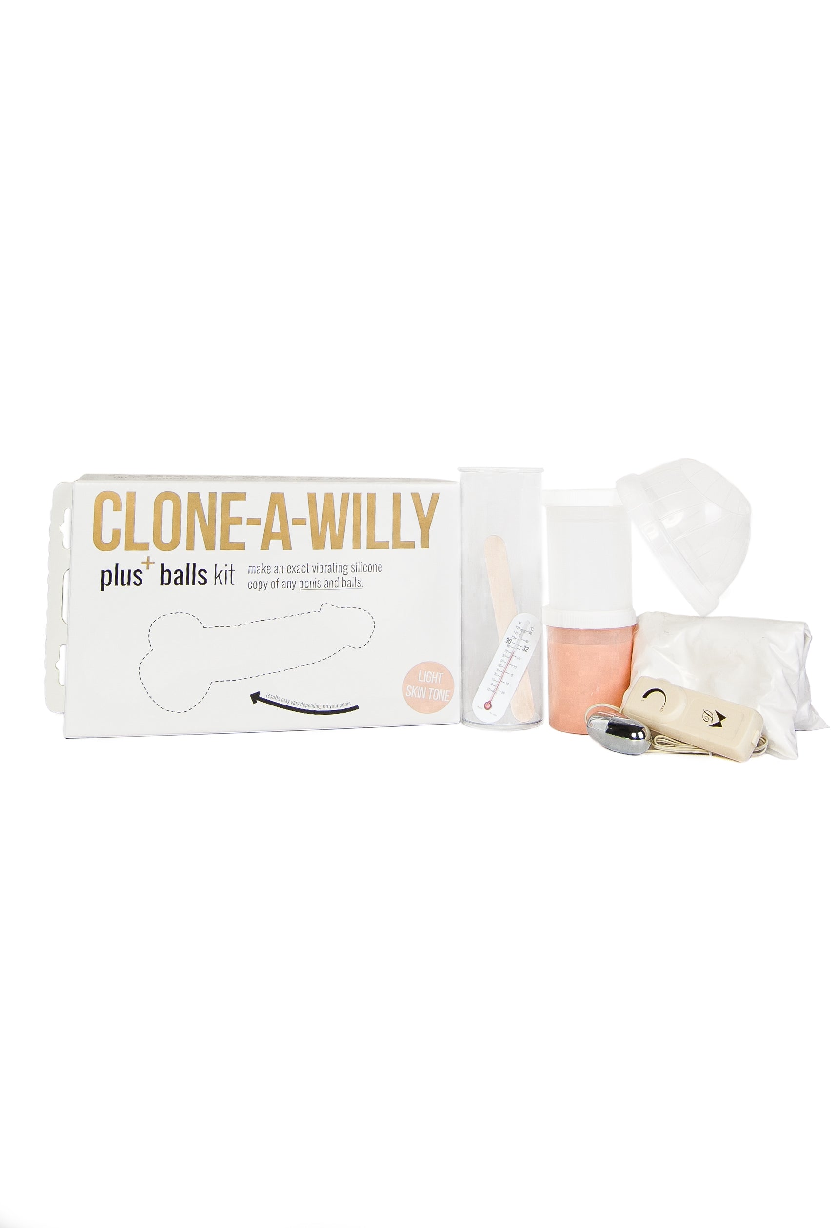 Clone-A-Willy With Balls Default Title - Tophatter Daily Deals