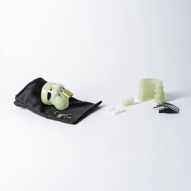 CB-X Mini-Me 1.25 Glow In The Dark Chastity Cage Kit - Tophatter Daily Deals