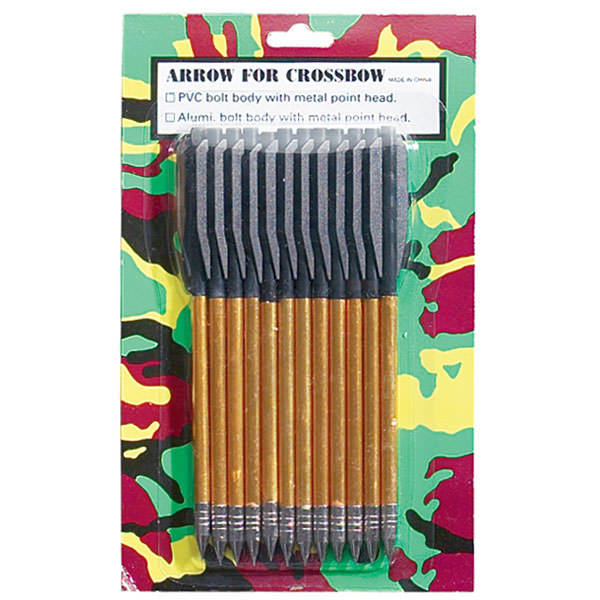12 Pcs Aluminum Bolts Arrows For Crossbow 6.25" Overall - Tophatter's Inc. Weapons Store Online Collectible Weapons - Tophatter Daily Deals