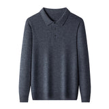 Soft Classic Men's Polo Sweater - Long Sleeve Knit, Casual - Tophatter Daily Deals
