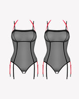 Plus Size Crotchless Sheer Tulle Teddy Black*2 Avidlove-Corset - Tophatter Daily Deals