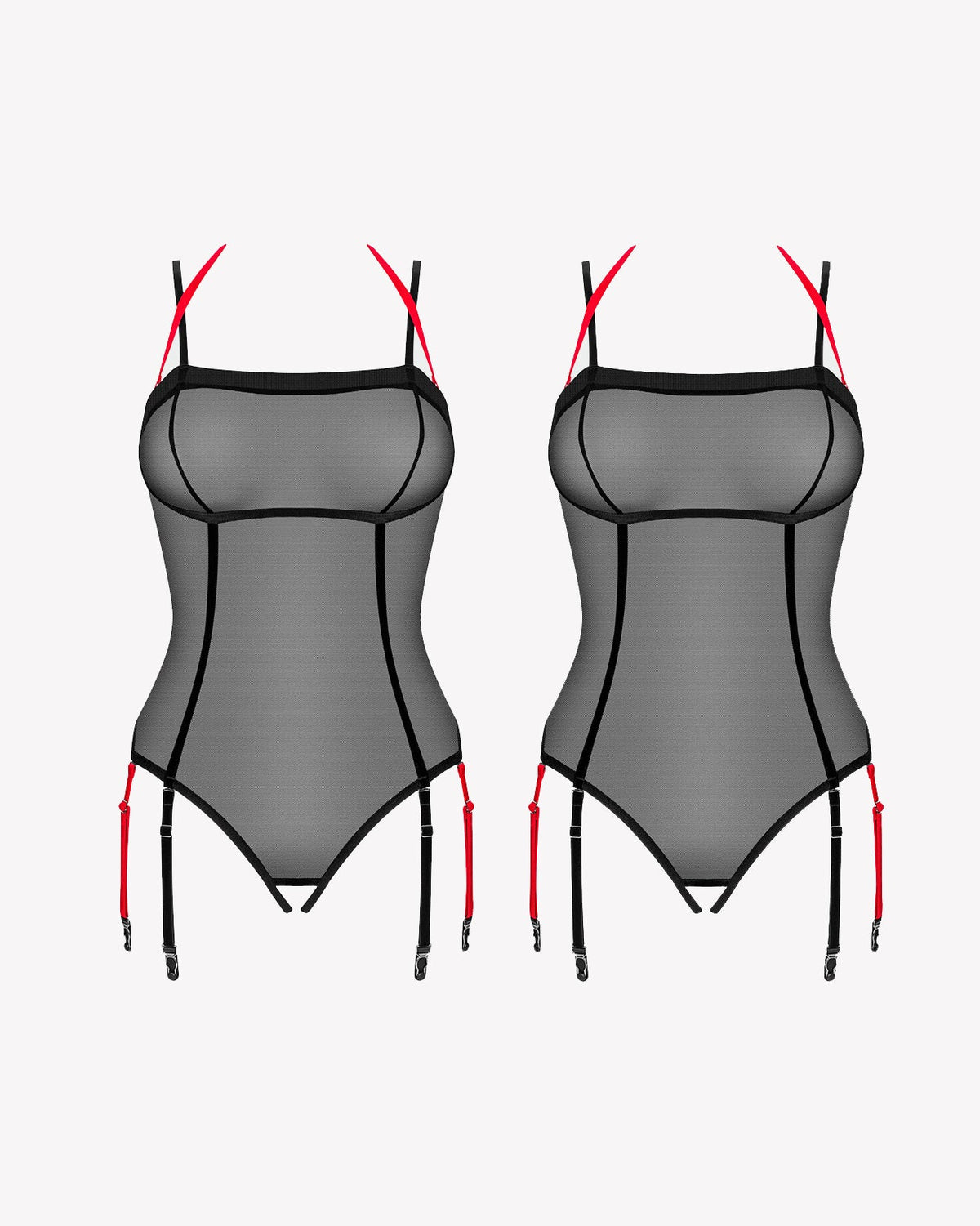Plus Size Crotchless Sheer Tulle Teddy Black*2 Avidlove-Corset - Tophatter Daily Deals