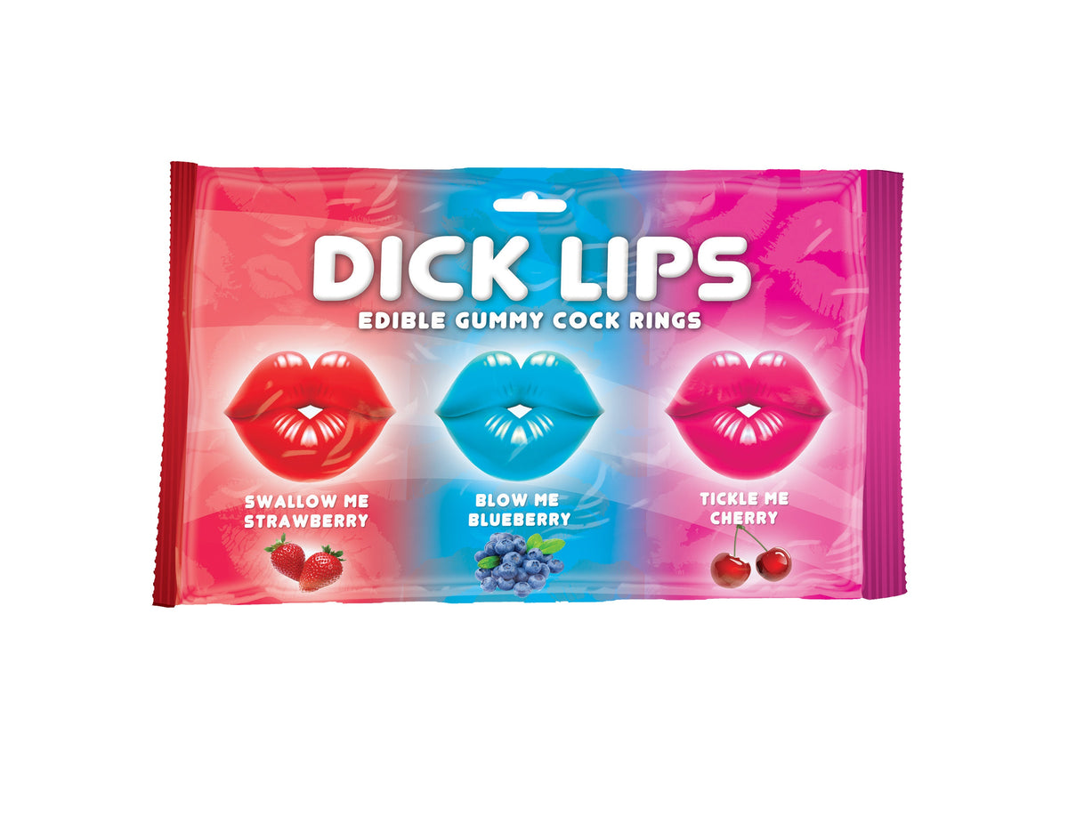 Dick Lips Gummy 3 Pack – Edible Fruity Cock Rings > Novelties > Candy & Edible Items - Tophatter Daily Deals