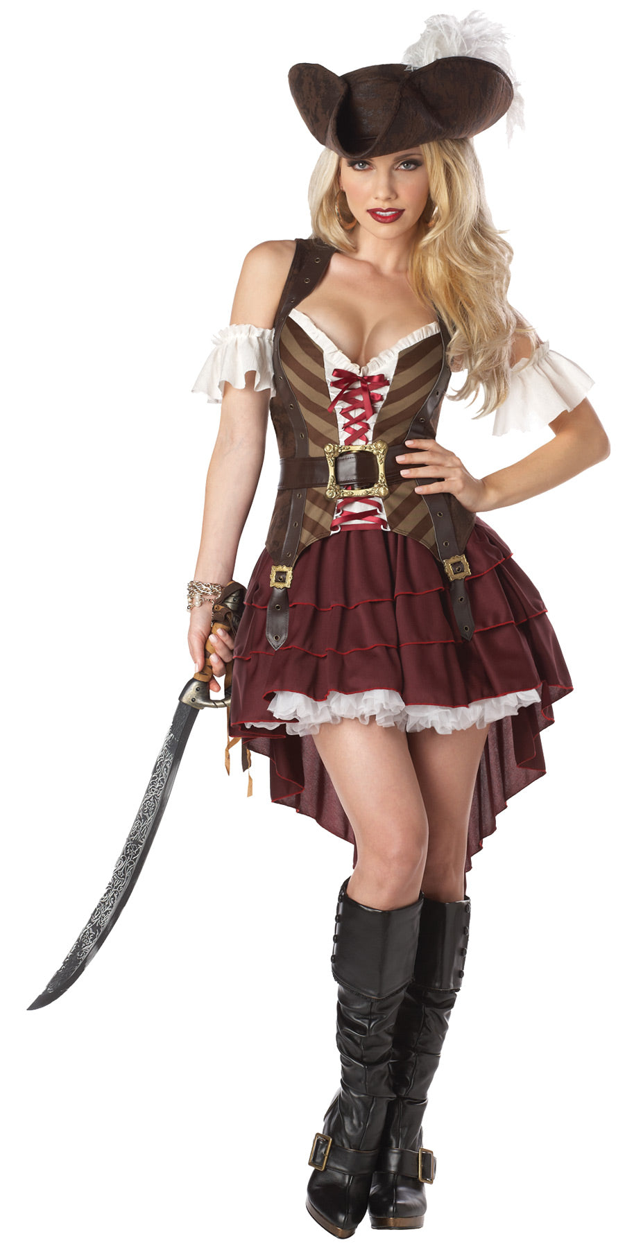 Women's Sexy Swashbuckler Costume Womens Halloween Costumes - Tophatter Daily Deals
