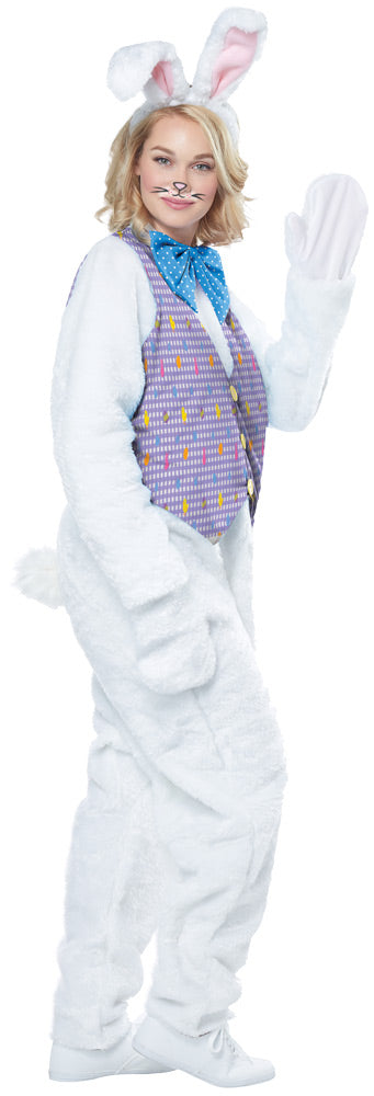Pink Rabbit Hood Adult Easter Bunny Costume – Tophatter's Inc.