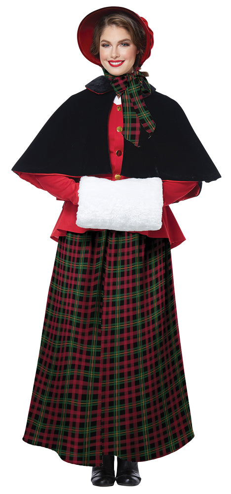 Women's Holiday Caroler Costume Womens Halloween Costumes - Tophatter Daily Deals