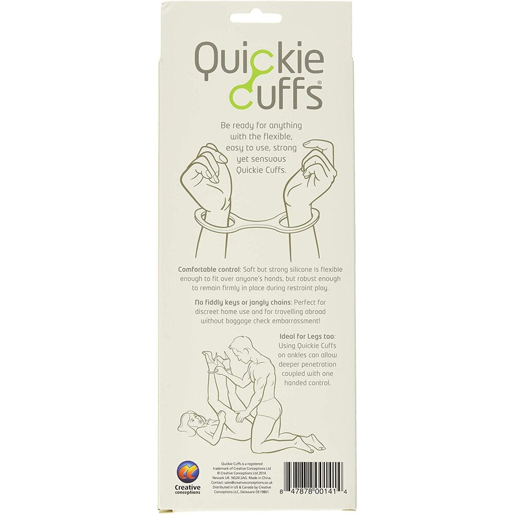 Quickie Cuffs Large Silicone Wrist Cuffs > Bondage Gear > Handcuffs - Tophatter Daily Deals